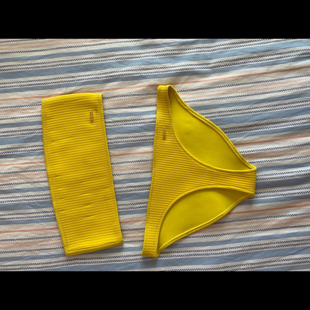 super cute yellow Triangl Bikini